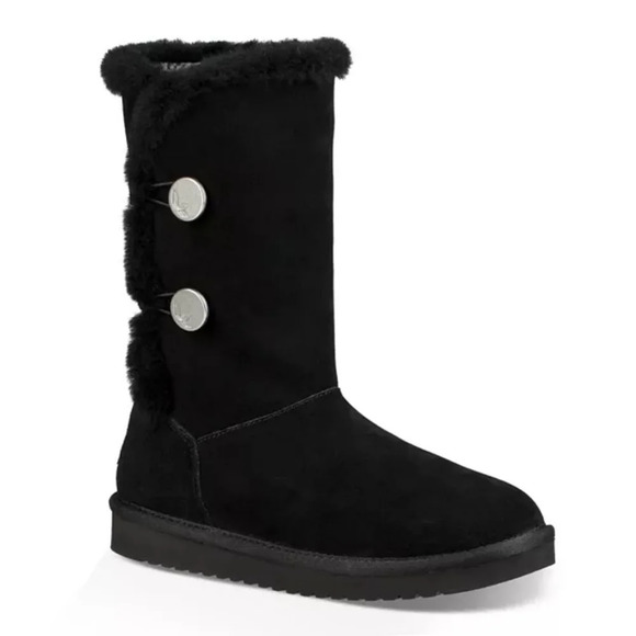 Koolaburra by UGG Black Kinslei Winter Boots Size 6 - Picture 1 of 6